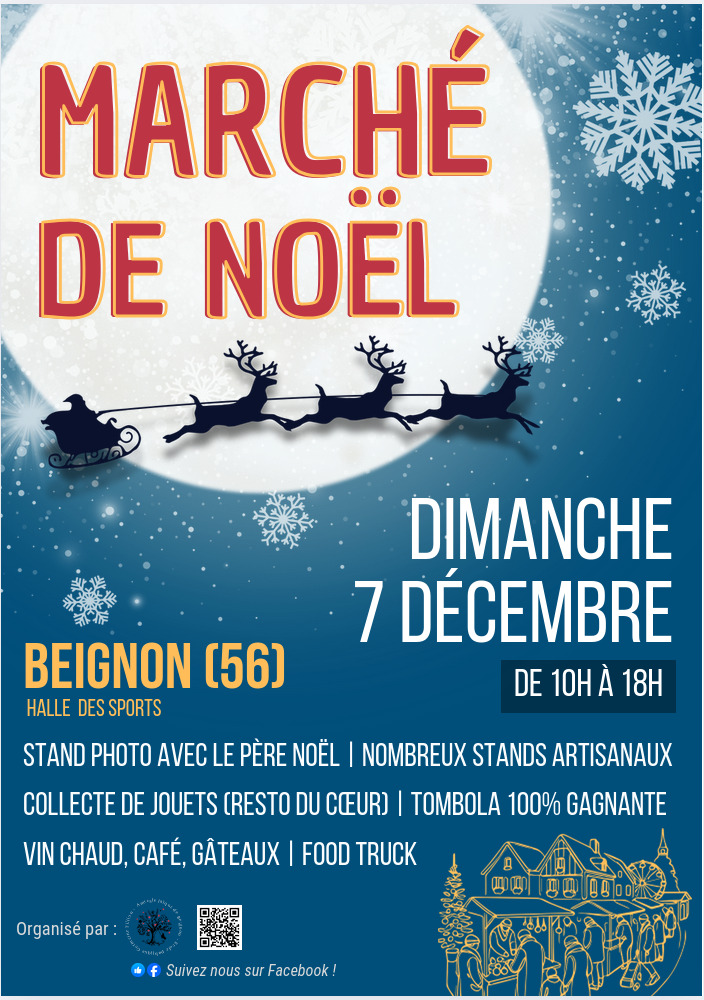 marché Noel Beignon 2025 massages Brocéliande